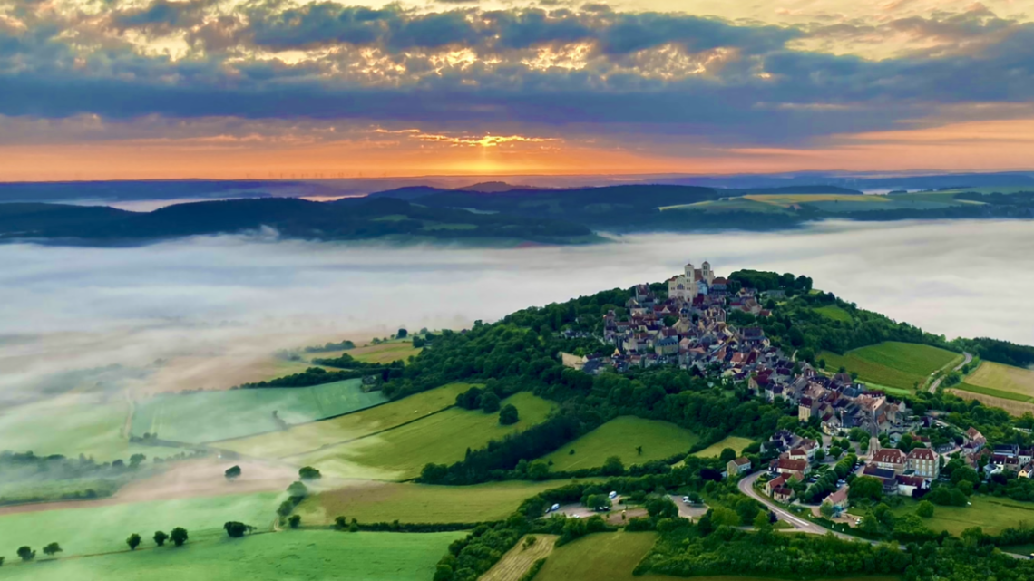 Vol au dessus de Vézelay